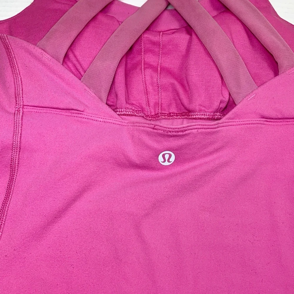 Lululemon Pink Paradise Enhearten Strappy Tank Top